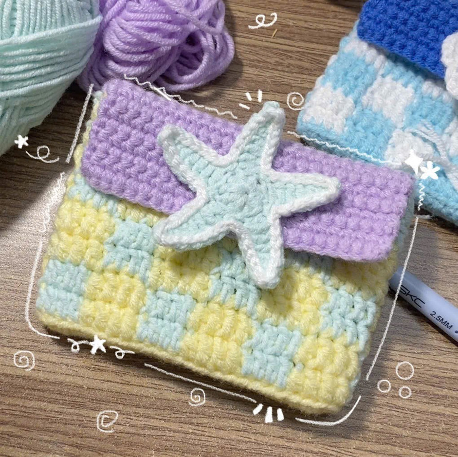 túi len handmade móc từ len sợi handmade, thiết kế thủ công đẹp và chắc chắn